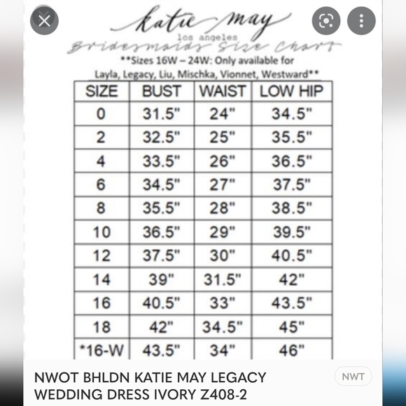 NWOT BHLDN KATIE MAY LEGACY WEDDING DRESS IVORY - Picture 5 of 5